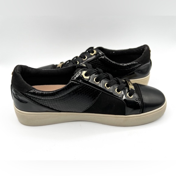 Kurt Geiger Carvela Black Suede Snakeskin Jagger Trainers Size 8.5 US / … - Picture 3 of 13